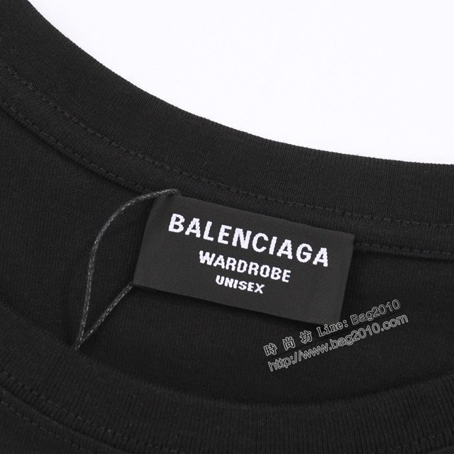 Balenciaga專櫃巴黎世家2023SS新款印花T恤 男女同款 tzy2822